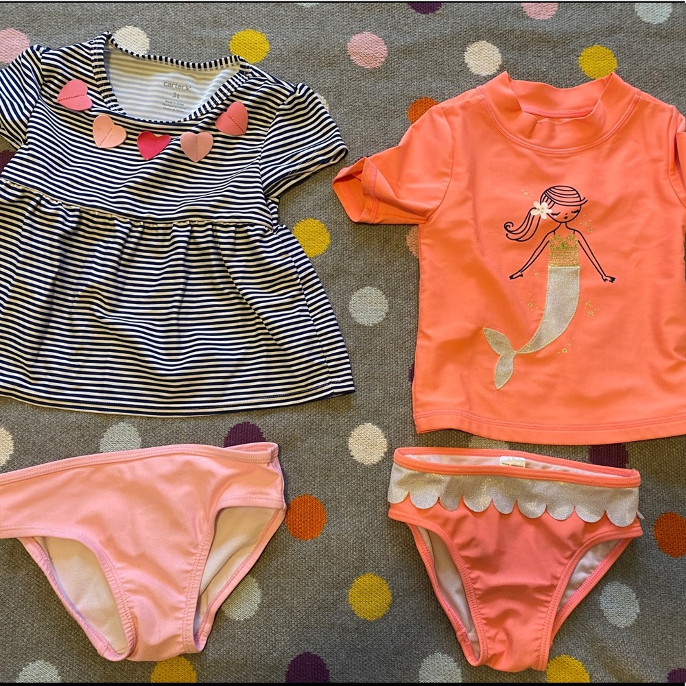 Rashgard sets girl 3T (swim wear)